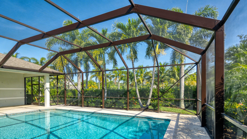 Pool Cage Rescreening