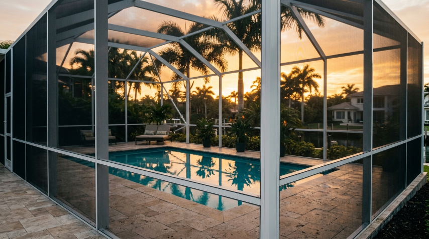 Patio rescreen in Boynton Beach