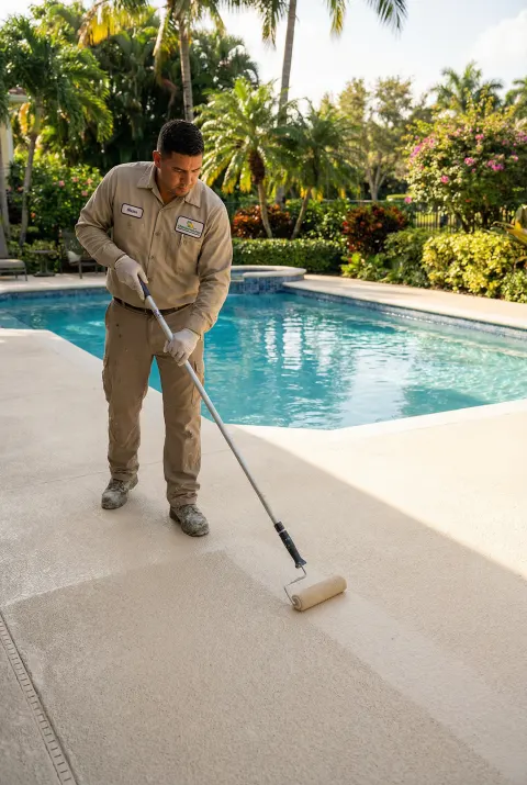 Pool Deck Painting